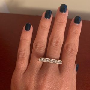 Statement bar ring